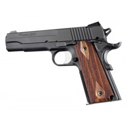 Hogue Grips Exotic Hardwood 1911 Checkered Hardwood