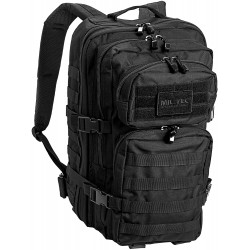Mil-Tec Assault Backpack Large Black 36lt